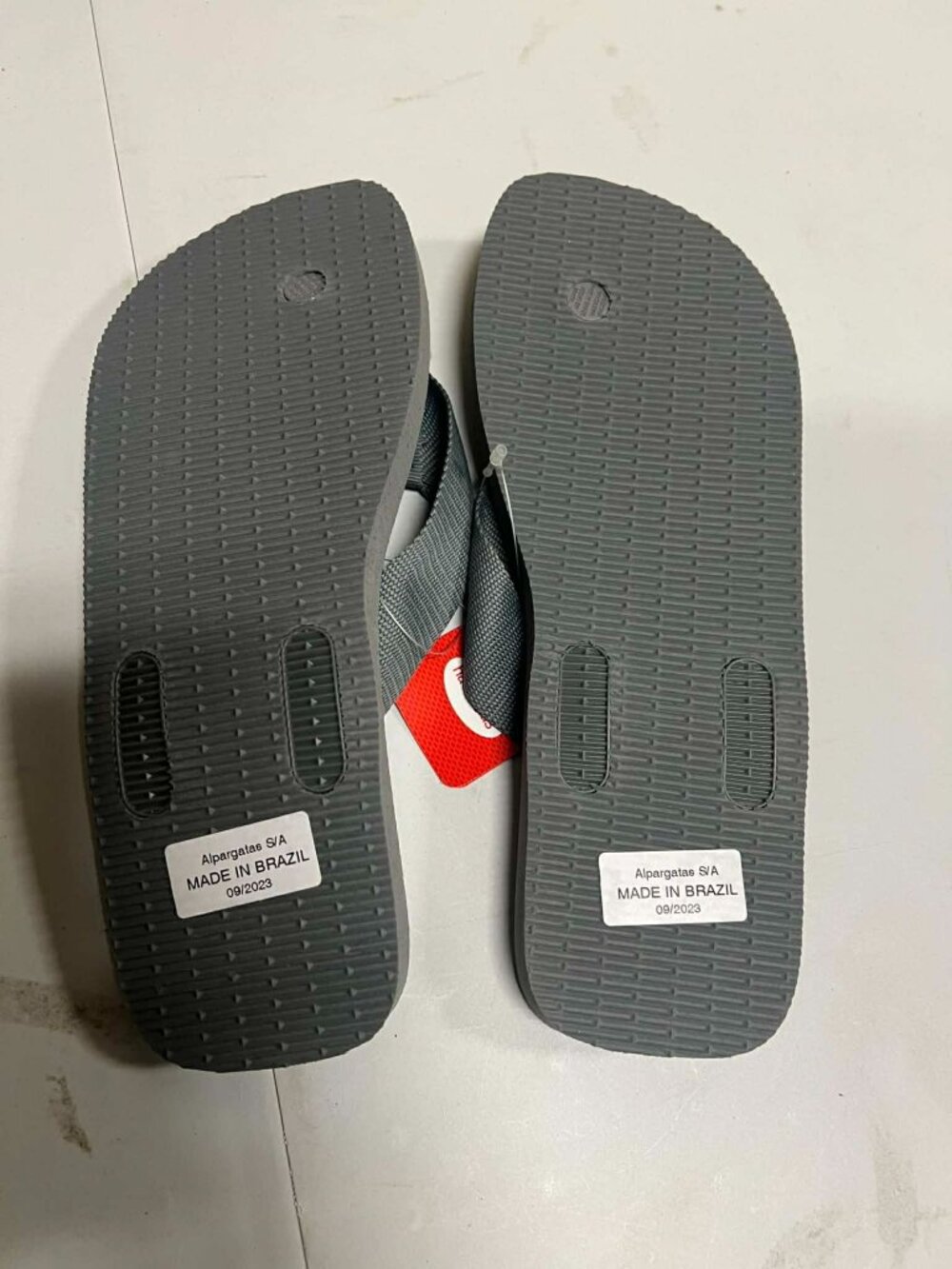 Havaianas Men's Unisex Urban Basic Flip Flops Steel Grey 9 - Picture 5 of 6